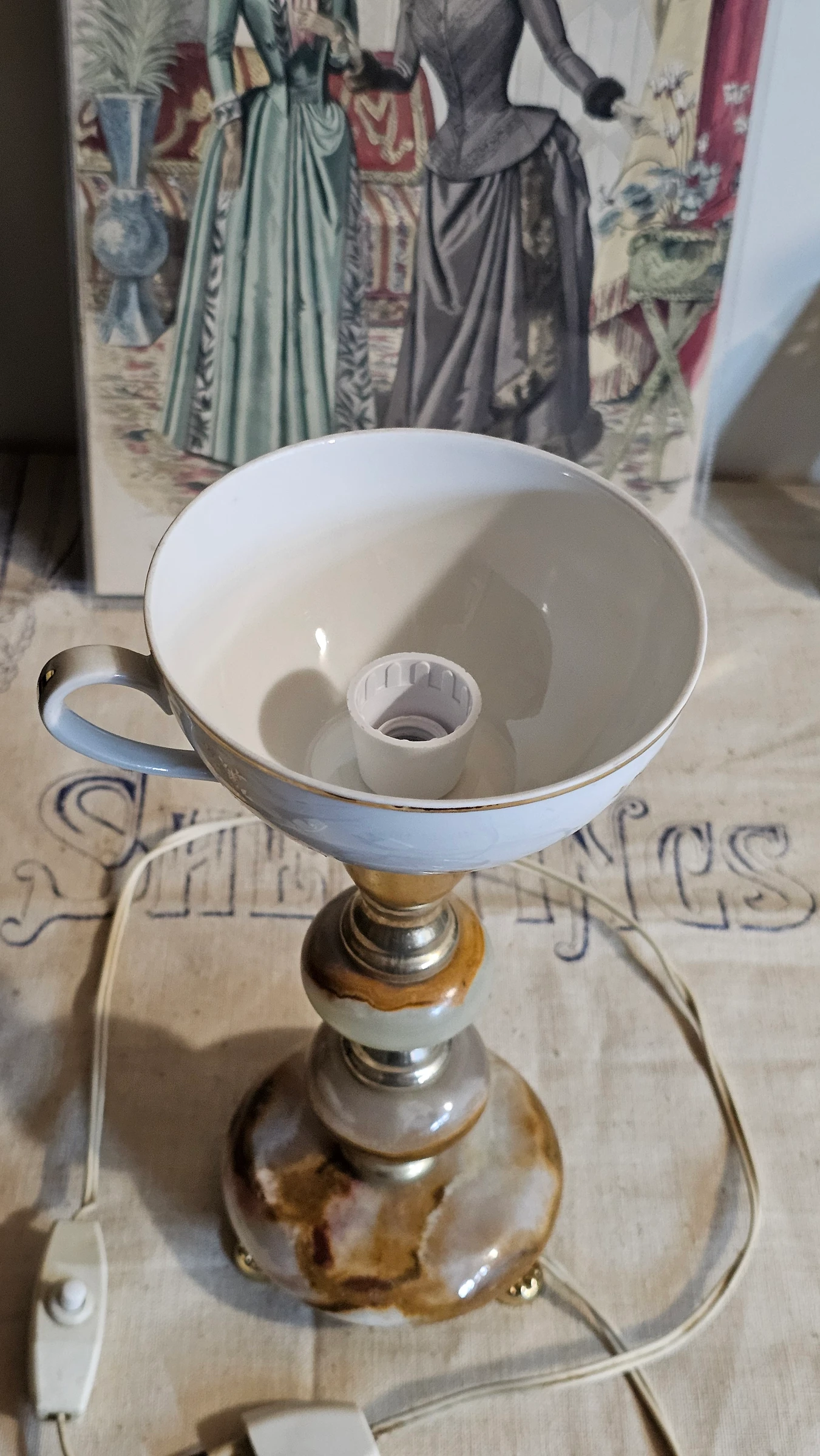 Vintage and unique lamp – photo 5